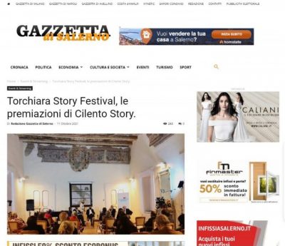 Screenshot 2021-10-14 at 17-16-12 Torchiara Story Festival, le premiazioni di Cilento Story — Gazzetta di Salerno