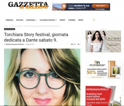 Screenshot 2021-10-14 at 17-42-32 Torchiara Story festival, giornata dedicata a Dante sabato 9 — Gazzetta di Salerno