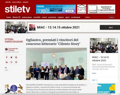 Screenshot 2021-10-14 at 18-07-39 Ogliastro, premiati i vincitori del concorso letterario 'Cilento Story'