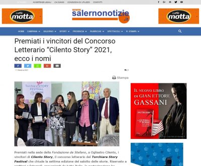 Screenshot 2021-10-14 at 18-13-00 Premiati i vincitori del Concorso Letterario Cilento Story 2021, ecco i nomi - Salernonot[...]